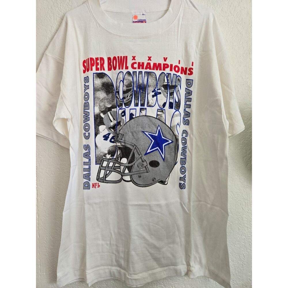 Single Stitch Dallas Cowboys SB Champions XL T-Shirt